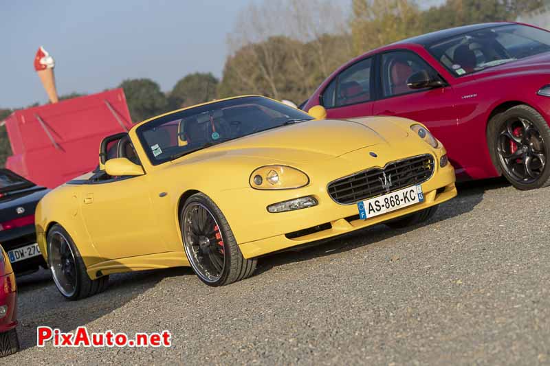 Autodrome Italian Meeting 2018, Maserati Spyder Cambiocorsa Jaune