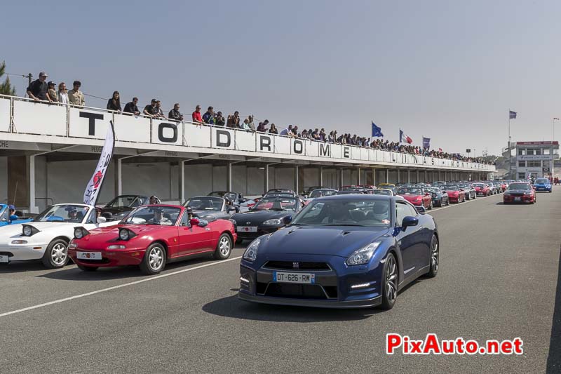 Jap'n Car Festival, Nissan Skyline GTR et MX5