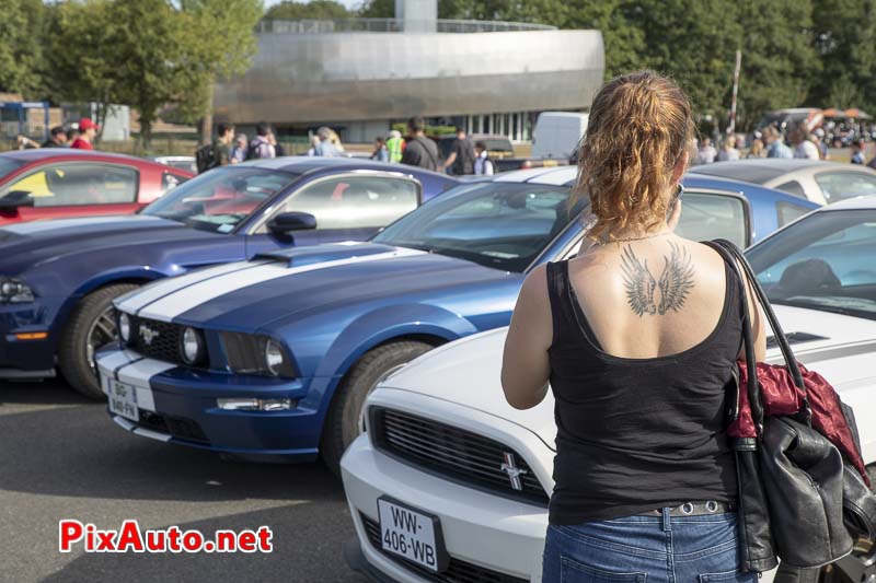 1er US Motor Show, Tatouage Ailes
