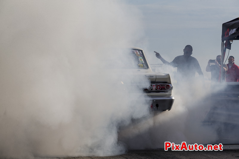 6e European Dragster ATD, Burn-out Mercury Comet Gasser