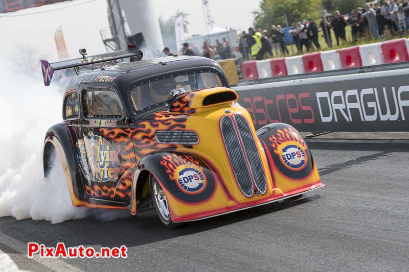 6e European Dragster ATD, Burn-out The Flying Fyfer