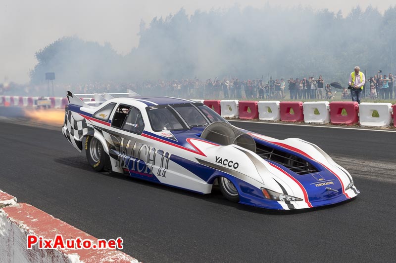 6e European Dragster ATD, demo Jet Car Sebastien Lajoux