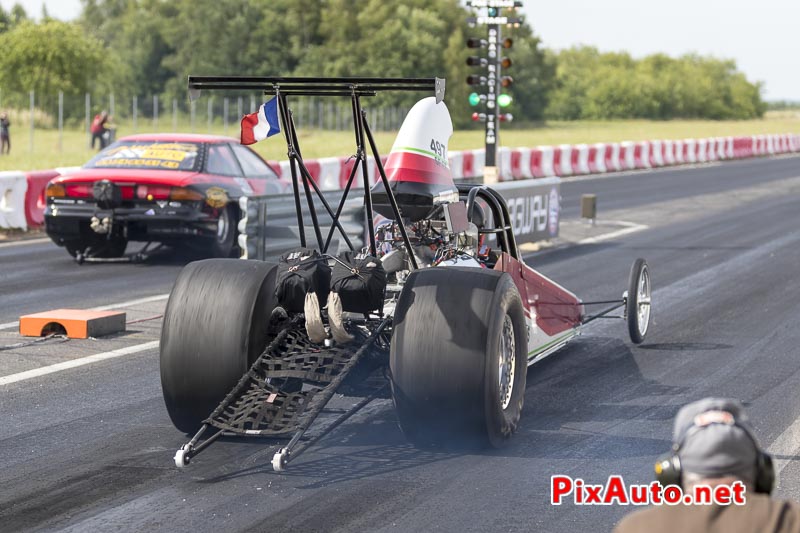 6e European Dragster ATD, Run Elodie Dubois sur Dragster Rail