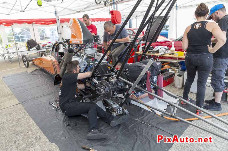 6e European Dragster ATD, Seance de Mecanique