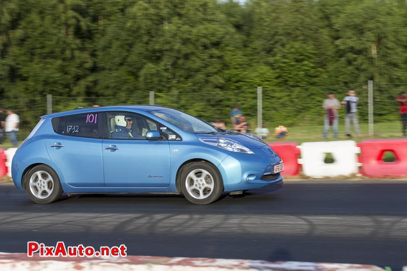 6e European Dragster ATD, West Stephan en Nissan Leaf