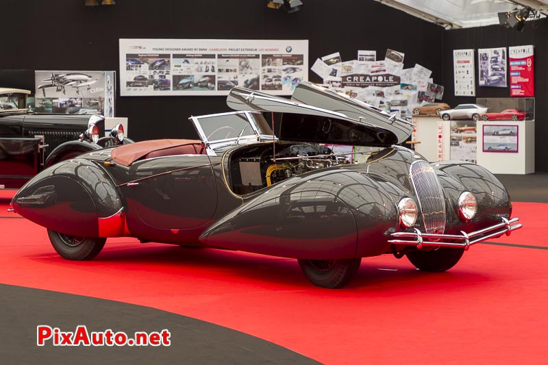 33e Festival-Automobile-International, Delahaye 135m Figoni-falaschi