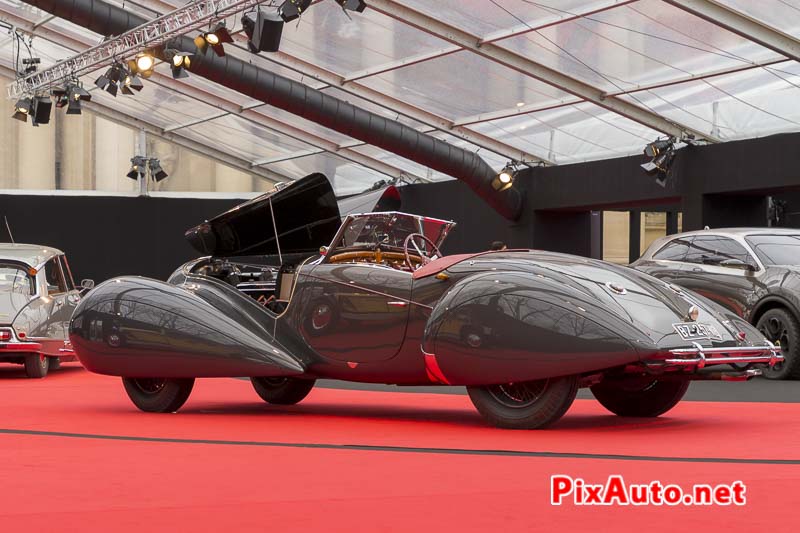 33e Festival-Automobile-International, Roadster Delahaye 135M Figoni-Falaschi