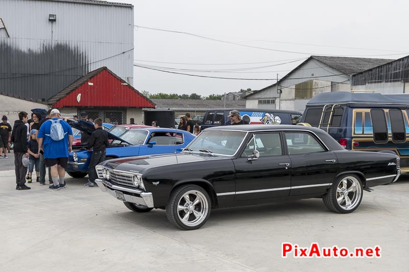 Lowrider Show By Majestics Paris, Chevrolet Chevelle 4-door