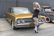 Lowrider Show By Majestics Paris, Mercury Monterey and Pin-up