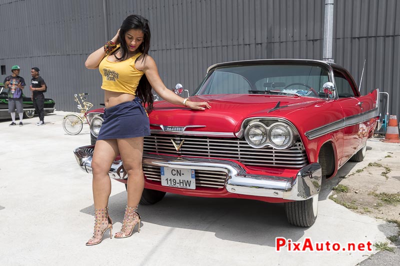 2nd Car Show By Majestics Paris, Plymouth Belvedere Fury Christine