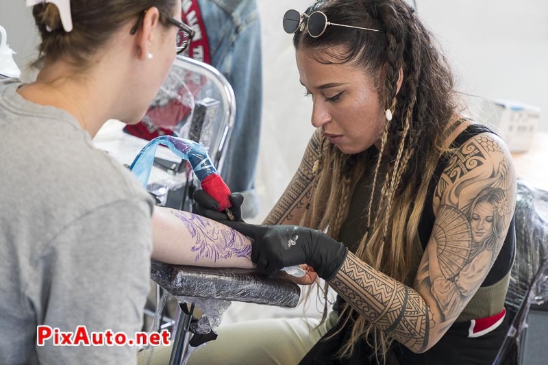 2nd Car Show By Majestics Paris, Tattoo Artist Sampaguita Jay