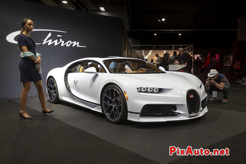 Mondial de l'Auto, Bugatti Chiron sky view