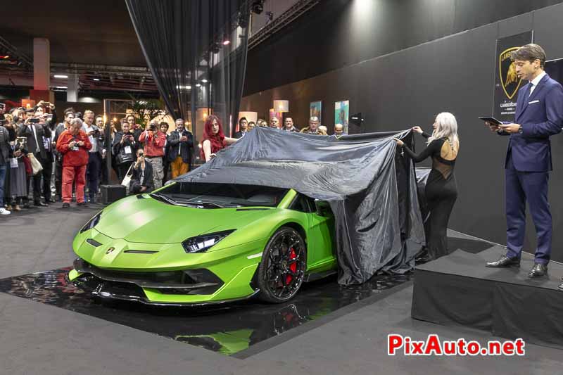 Mondial De L'Auto Et De La Moto, New Lamborghini Aventador