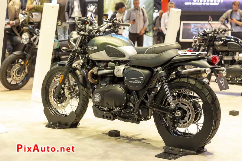 Mondial De L'Auto Et De La Moto, New Triumph Street Scrambler