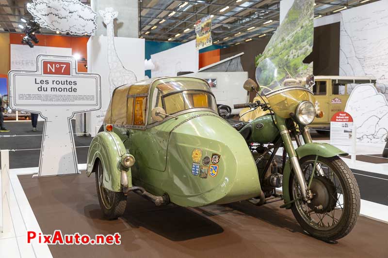 Paris Motor Show, Side-car Zundapp KS601J de 1953