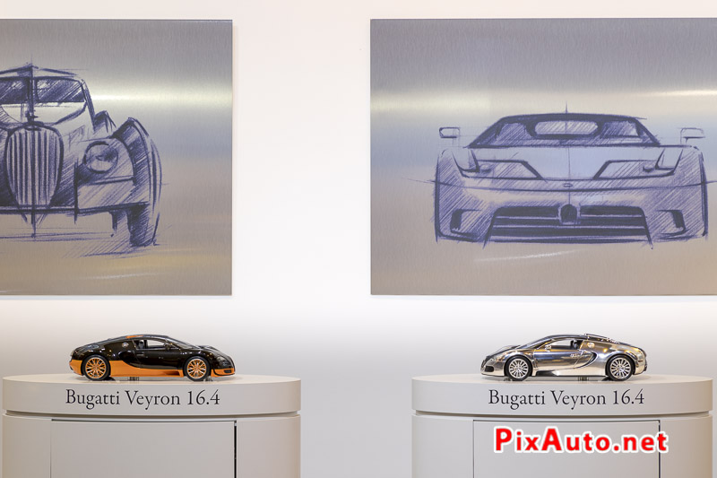 Salon-Retromobile, Maquettes Bugatti Veyron 16.4