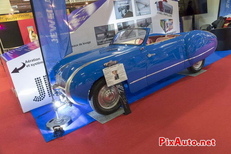 Salon-Retromobile, Oiseau-bleu-de-roger-baillon