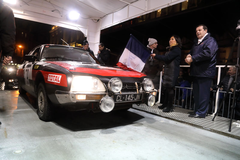 21e Rallye De Monte-Carlo Historique, Alain Neyme et Dominique Moutel Citroen CX2400GTI