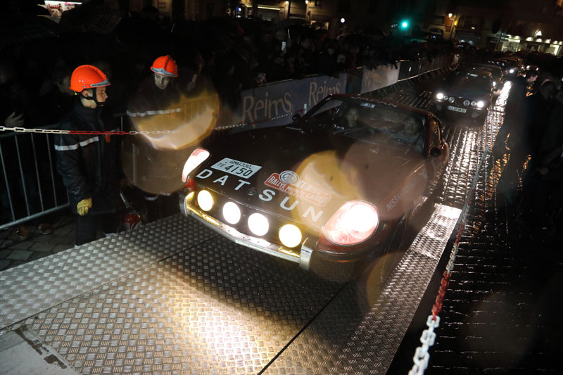 21e Rallye De Monte-Carlo Historique, Yokota Masahiro et Oki Etsuko Datsun 240z