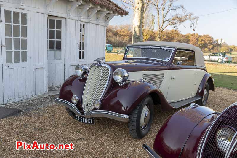 10 Ans de rassemblement Rambouillet, Chenard et Walcker cabriolet