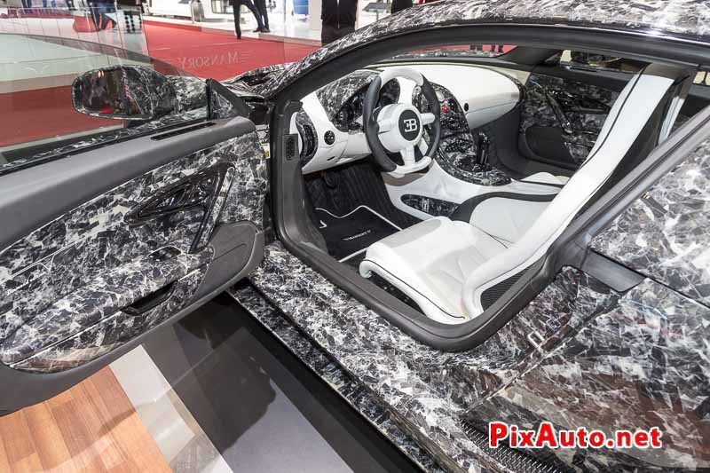 Salon-de-Geneve, Bugatti Veyron Mansory Habitacle
