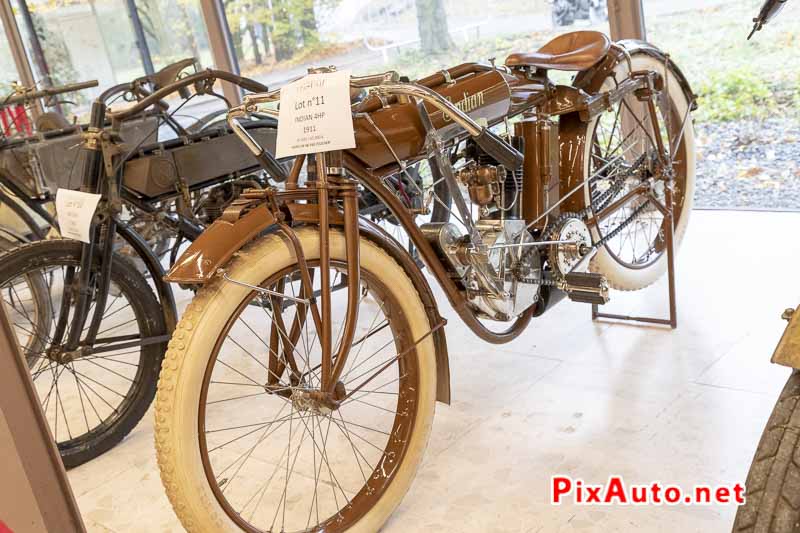 Salon Moto Legende, Indian 4hp 500cc de 1911