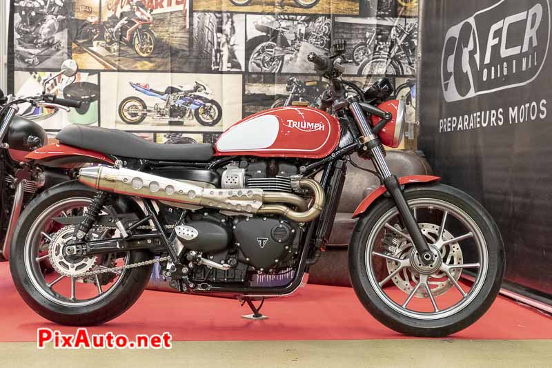 Salon Moto Legende, Triumph Street Scrambler Fcr