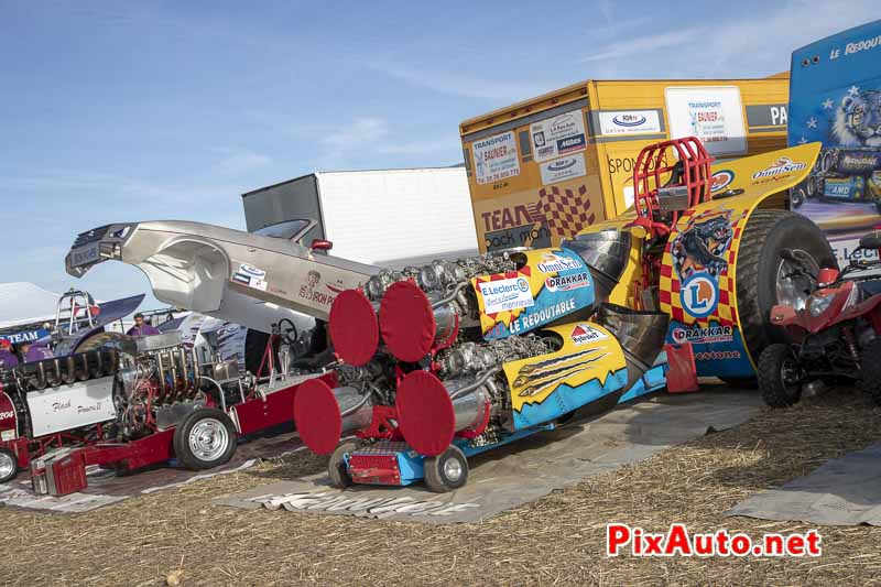 Championnat de France de Tracteur-pulling, le Redoutable avec Ses 4 Turbines