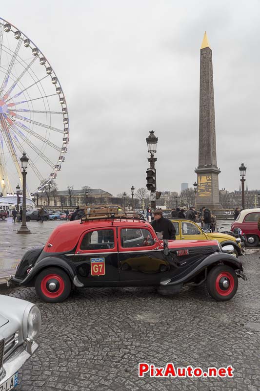 Traversee-de-Paris Hivernale, Citroen Traction Taxi G7