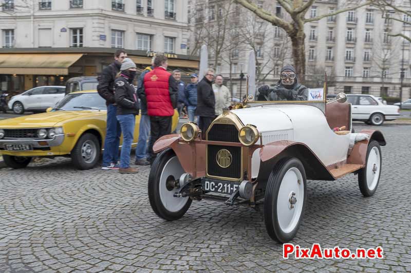 Traversee-de-Paris Hivernale, Cyclecar Mathis Type-P