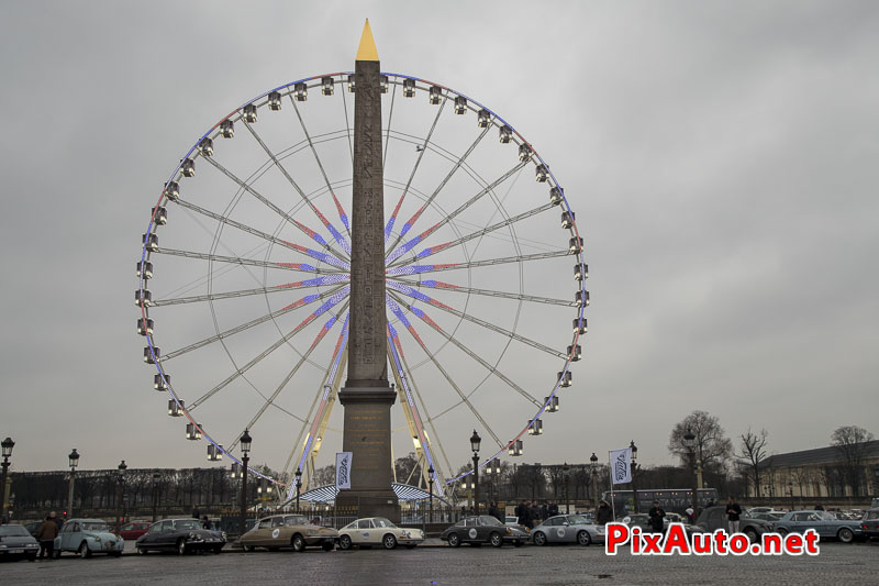 Traversee-de-Paris Hivernale, Grande Roue Plae de La Concorde