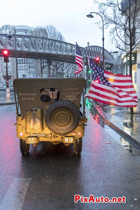 Traversee-de-Paris Hivernale, Jeep