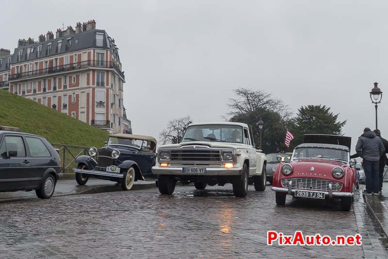 Traversee-de-Paris Hivernale, Pick-up Jeep J10