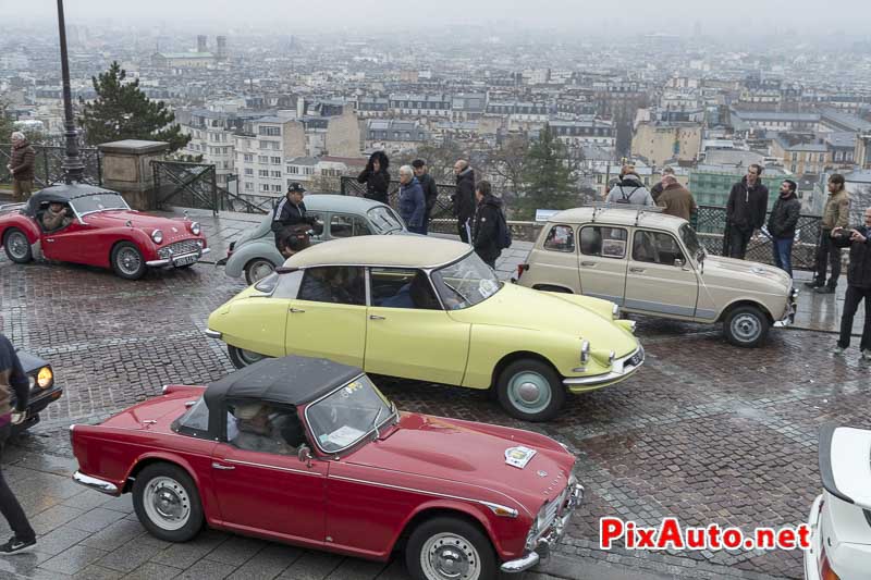 Traversee-de-Paris Hivernale, Voitures Butte Montmartre, ID19