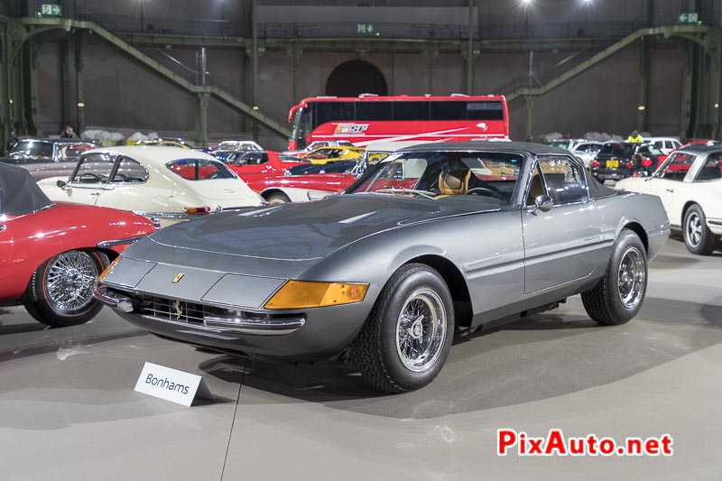 Vente-Bonhams-Grand-Palais, Ferrari Daytona Transformee en Spyder