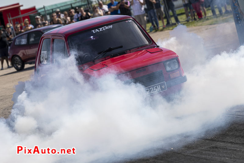 European Dragster By ATD, Burn-out Fiat 126 Skinner Chris
