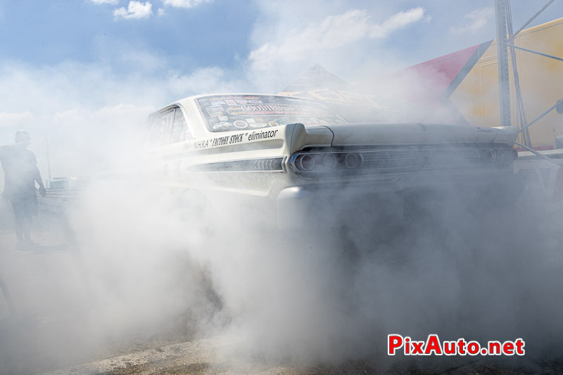 European Dragster By ATD, Burn-out Mercury Comet Gasser