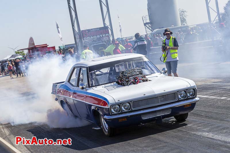 8e European Dragster By ATD, Burn-out Vauxhall Victor Gane Billy