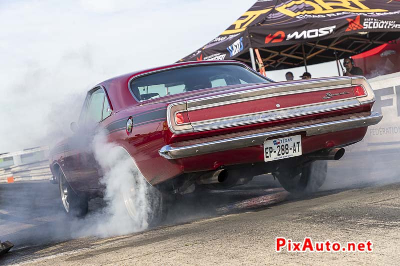 European Dragster By ATD, Burn Plymouth Barracuda n917