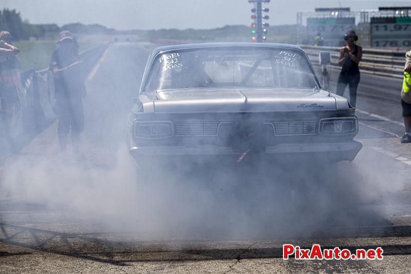 European Dragster By ATD, Burn Plymouth Sport Fury