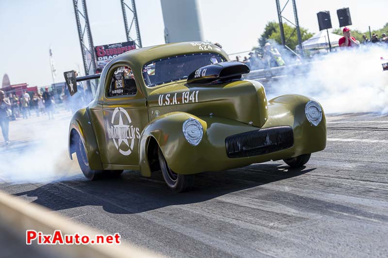 European Dragster By ATD, Burn Willis coupé Sophie Zaninetti