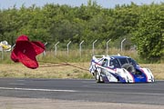 8e European Dragster By ATD, Freinage Parachute Jet-car Sebastien Lajoux