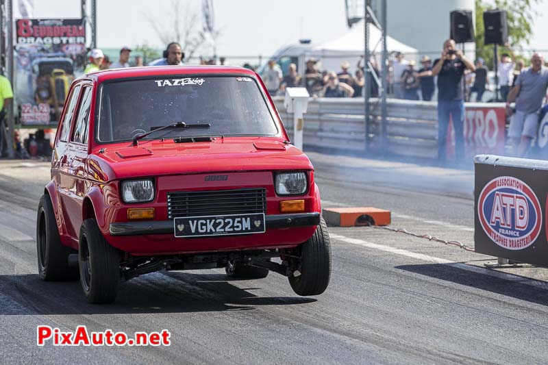 European Dragster By ATD, Wheeling Fiat 126 Skinner Chris