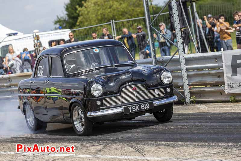 9e European Dragster, Burn Danny Wilson Ford Mk1 Zephir