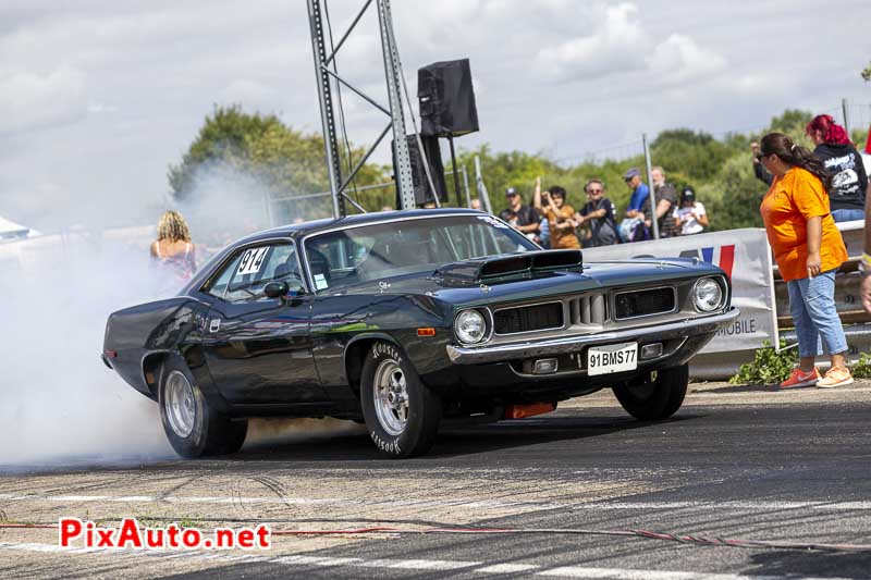 9e European Dragster, Burn Didier Renard Plymouth Barracuda