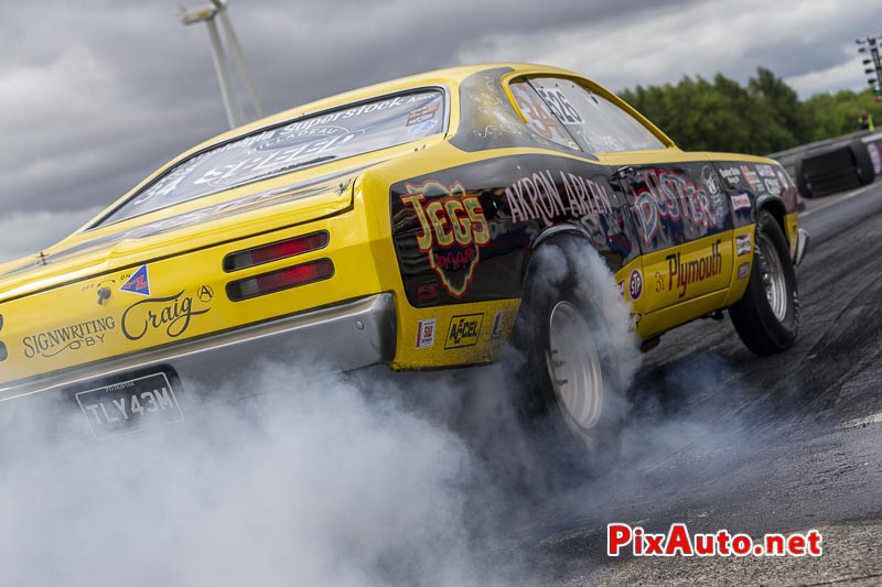 9e European Dragster, Burn Stuart Thompson Plymouth Duster