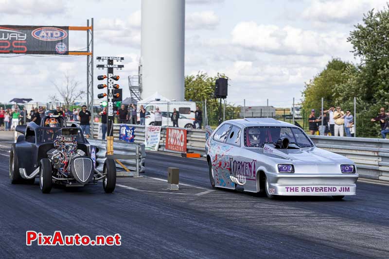 9e European Dragster, Duel Stephane Jacquot et Gabriel Lacombe