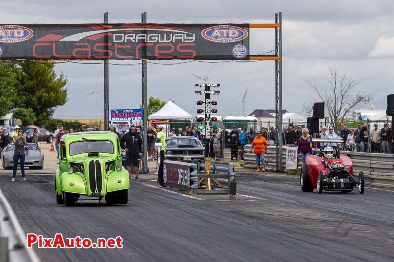 9e European Dragster, run Hill Garry et Didier Canicave