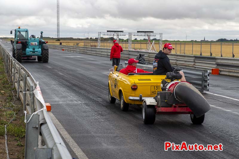 9e European Dragster, Preparation de la Piste