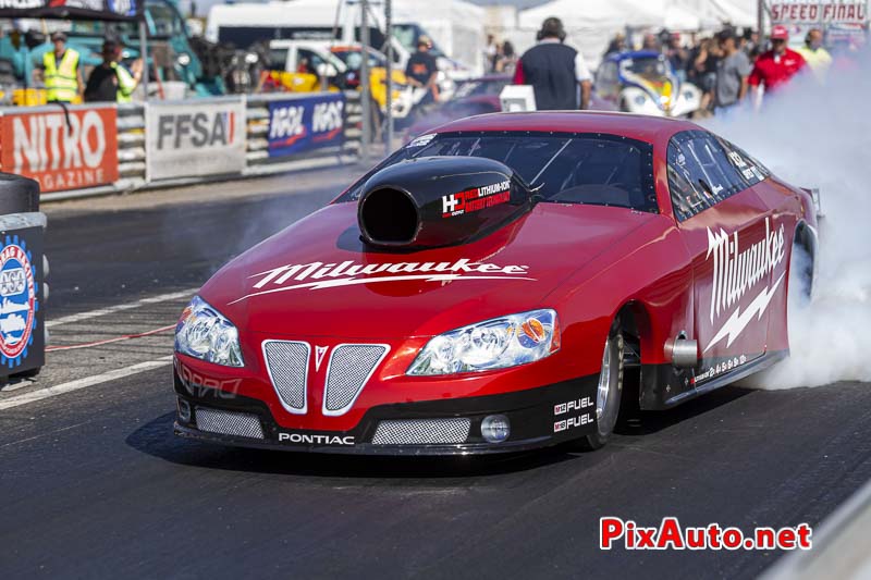 10e European Dragster, Burn Patrick Dubois Pontiac GXP